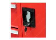 42 인치 공구 내각 안전 실린더 자물쇠를 구르는 빨강 6 서랍 1 문