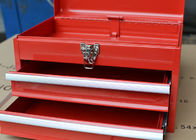 14 인치 빨간 소형 금속 자물쇠/2개의 서랍을 가진 직업적인 휴대용 공구 저장